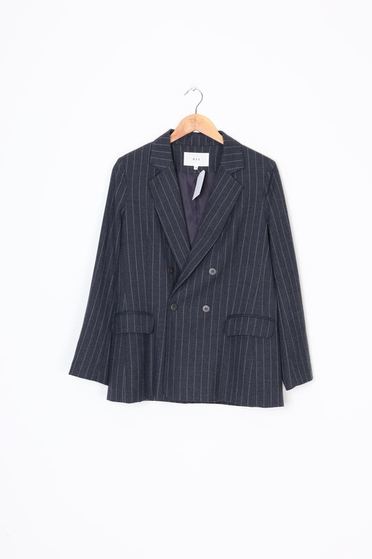 Max Womens Grey Blazer Size 8