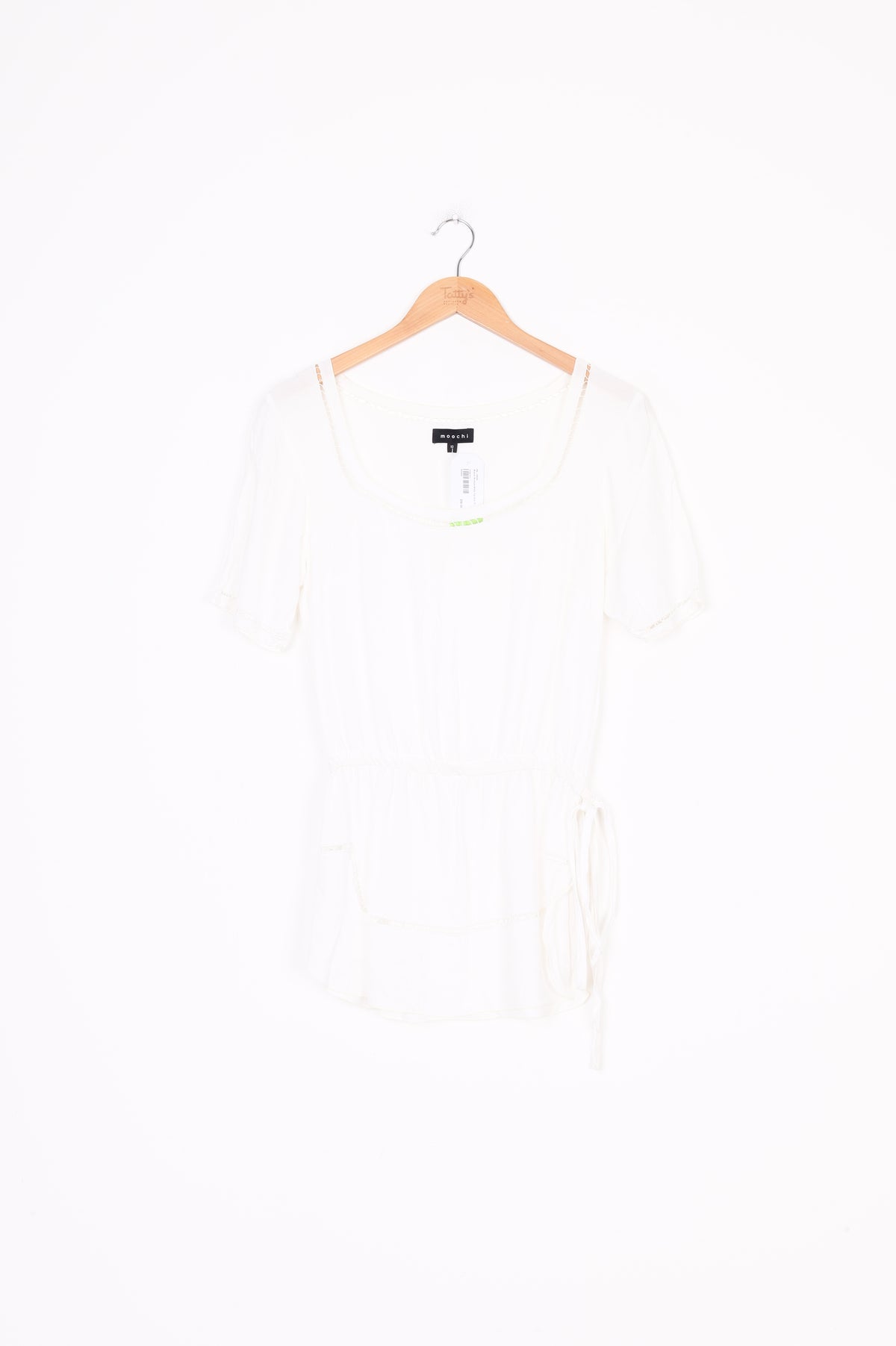 Moochi Womens White Top Size 10
