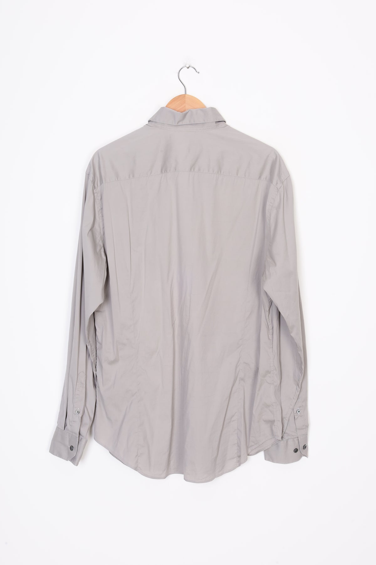 Giorgio Armani Mens Grey Shirt Size EU 45