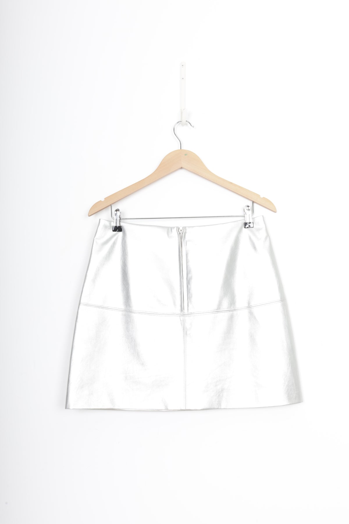 Tuesday Womens Metallic Mini Skirt Size 10