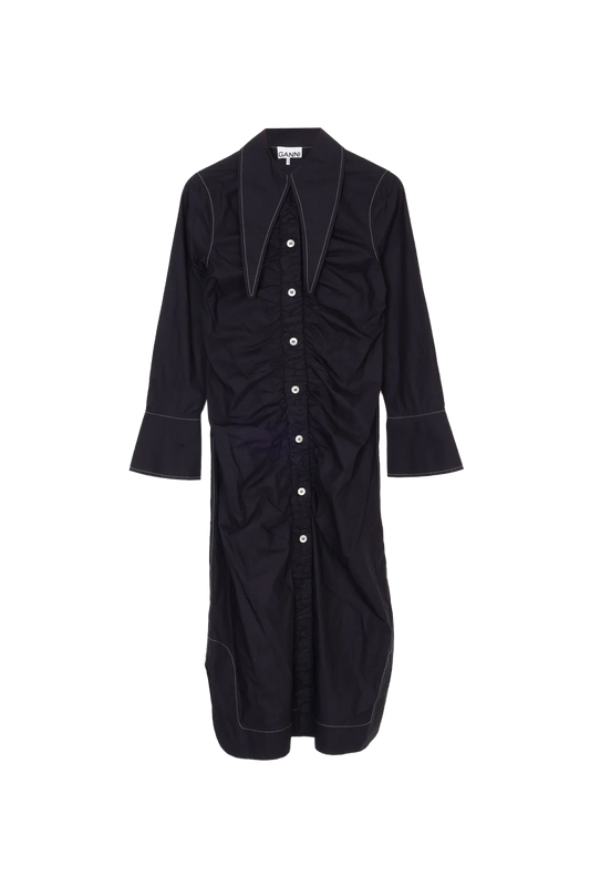 Ganni Womens Black Dress Size 36