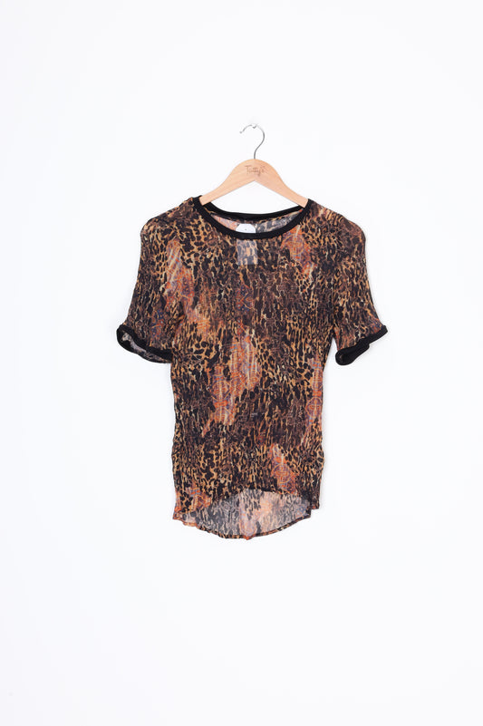 No Label Womens Brown Top Size S