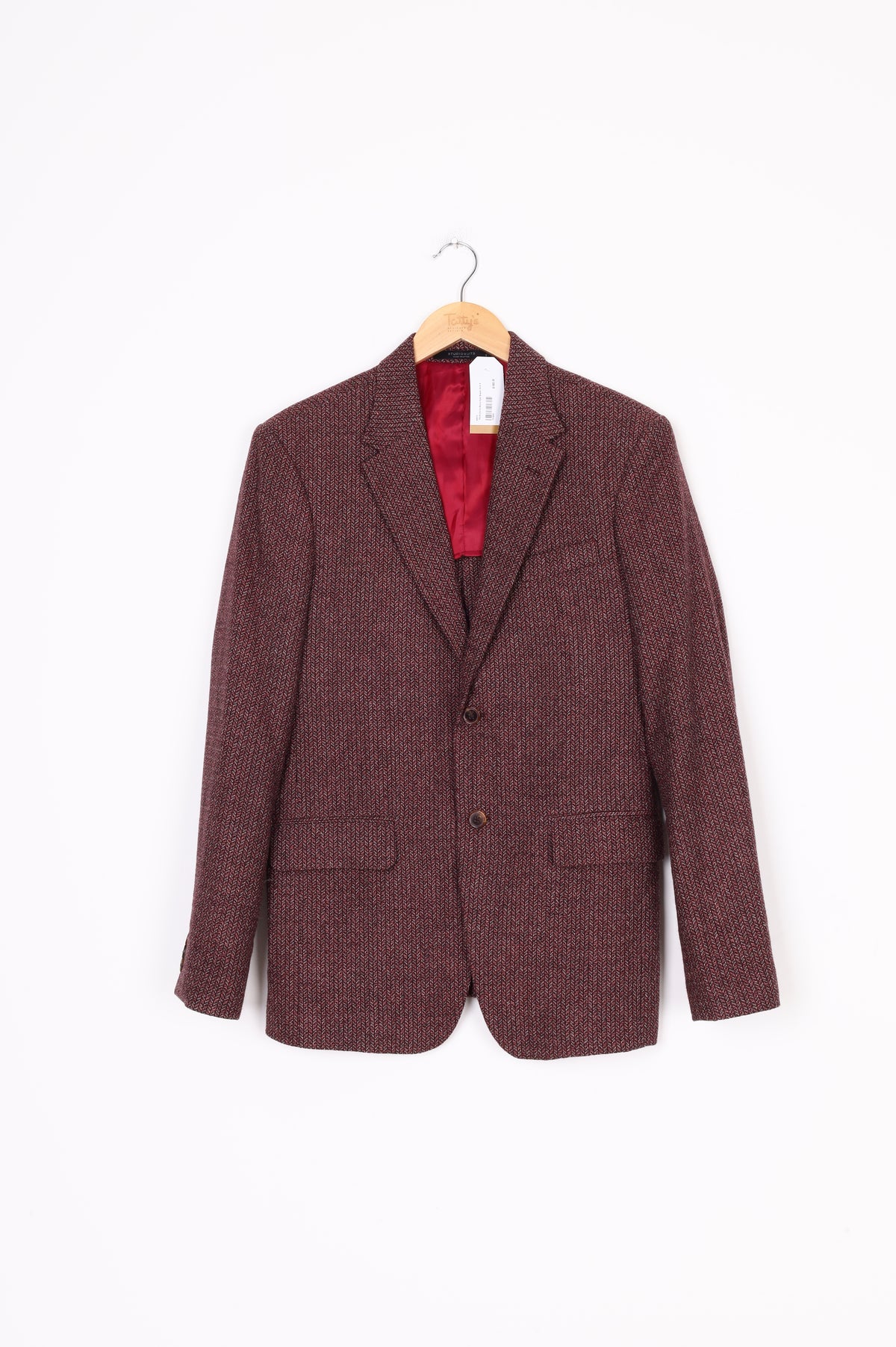 StudioSuits Mens Red Blazer Size S