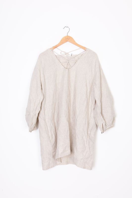 Marle Womens Beige Dress Size 14