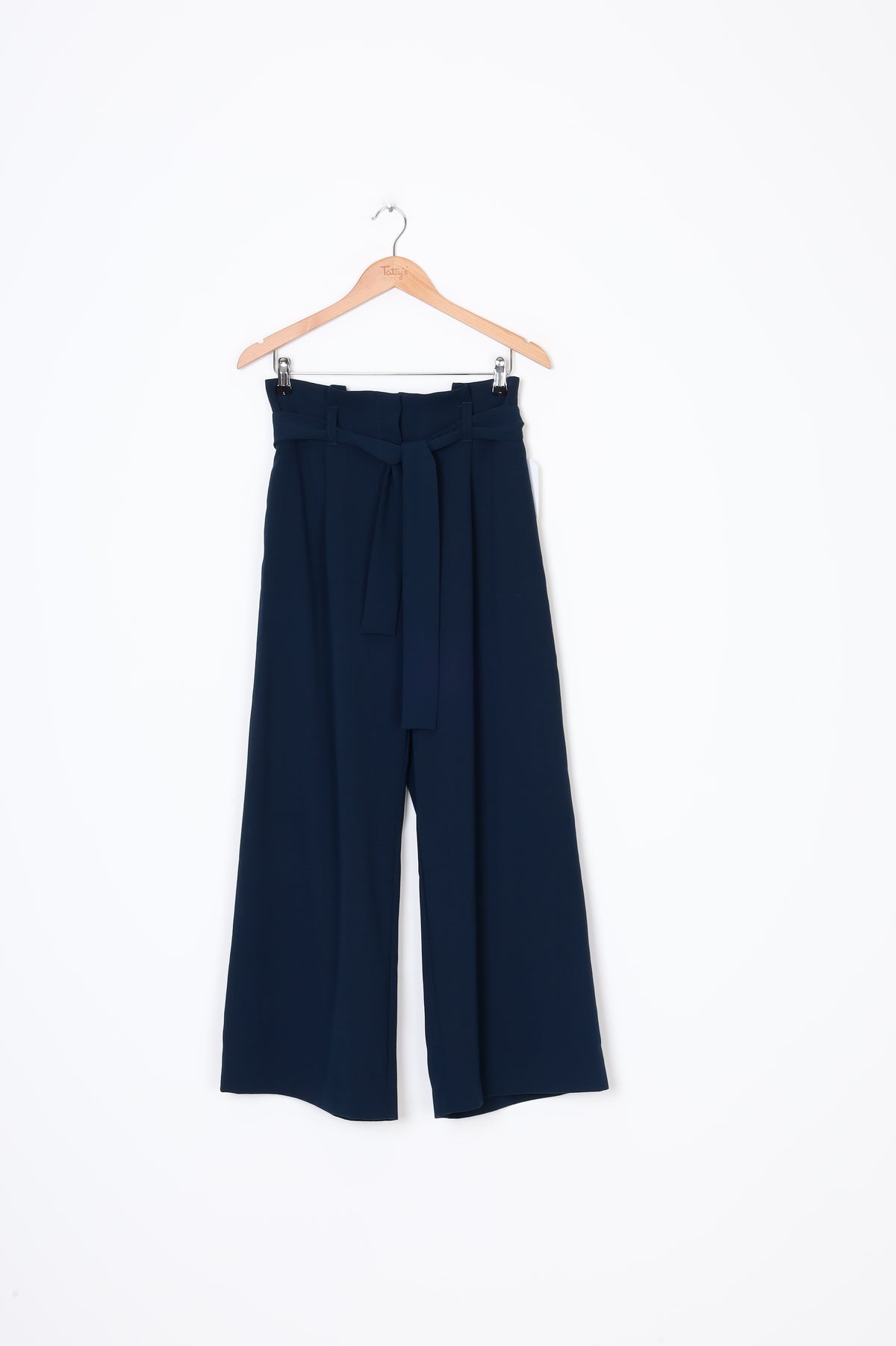 Max Womens Blue Pants Size 8