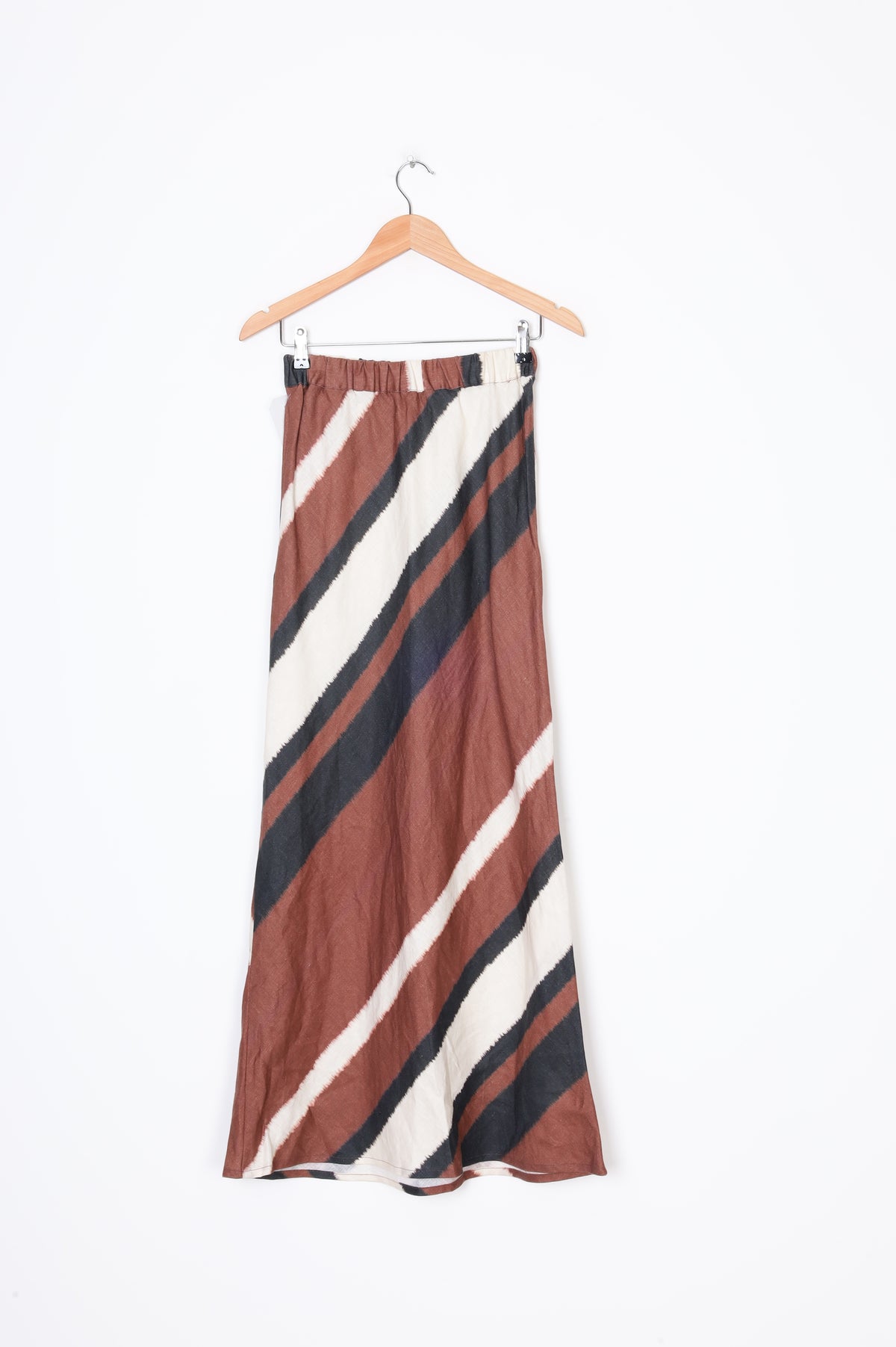 Faithfull the Brand Womens Brown Maxi Skirt Size 8