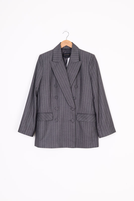 Karen Walker Womens Grey Blazer Size 8