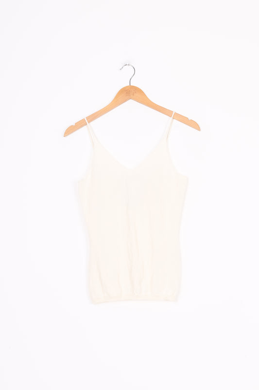 Elle & Riley Womens Cream Top Size M
