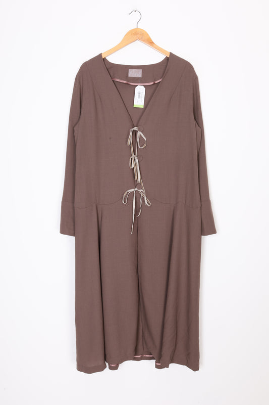 Pearl Womens Brown Coat Size M