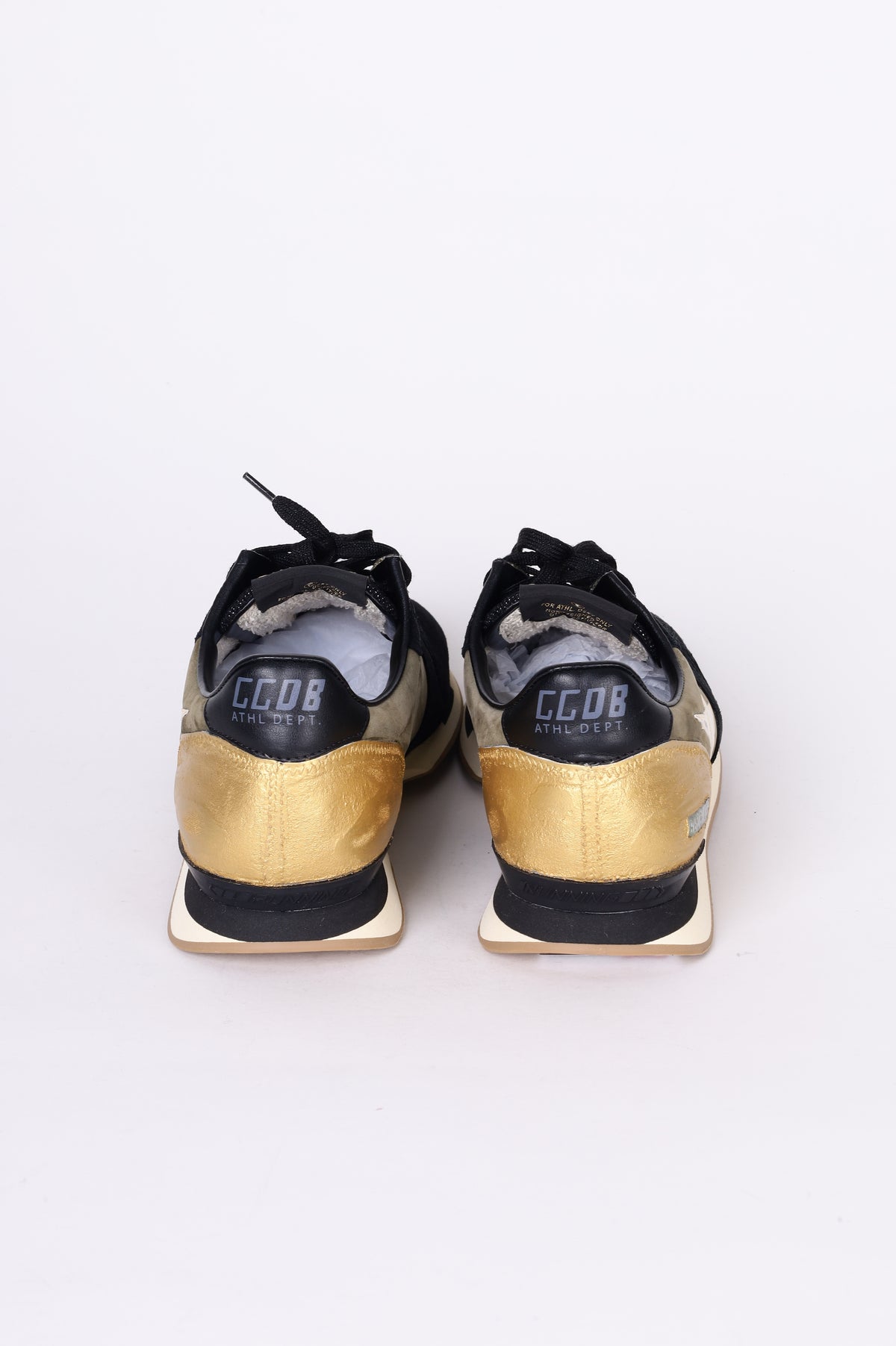 Golden Goose Mens Black Sneakers Size EU 45
