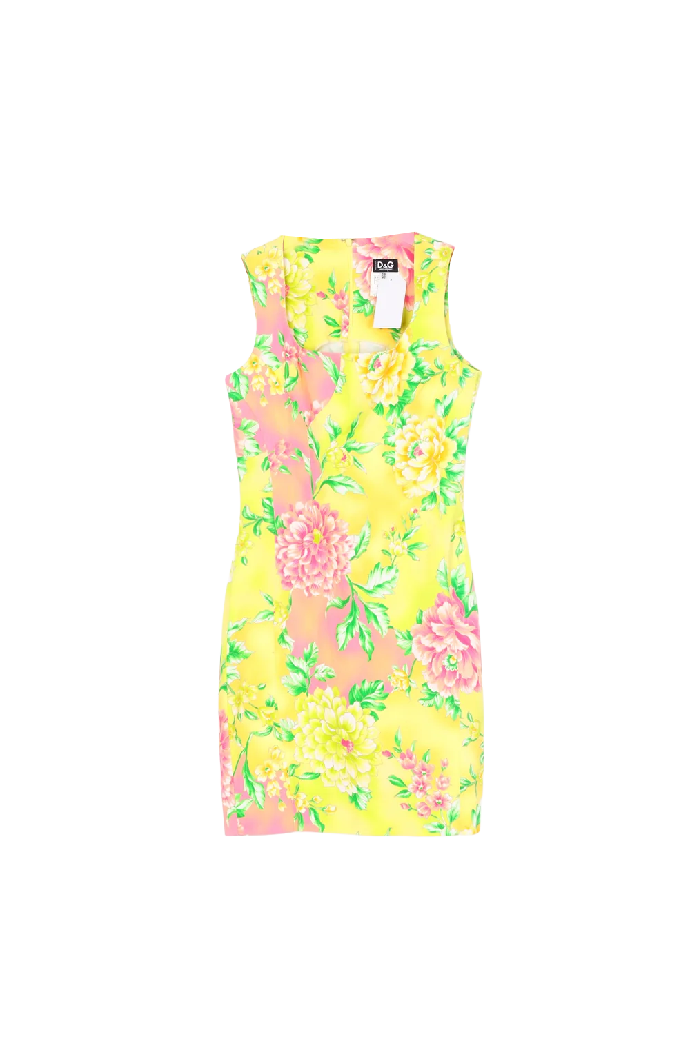 Dolce & Gabbana Womens Yellow Dress Size 42