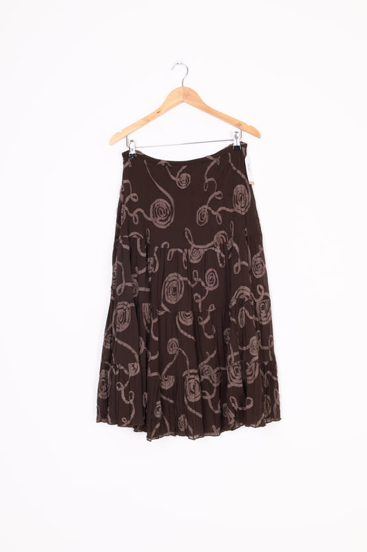 No Label Womens Brown Skirt Size M