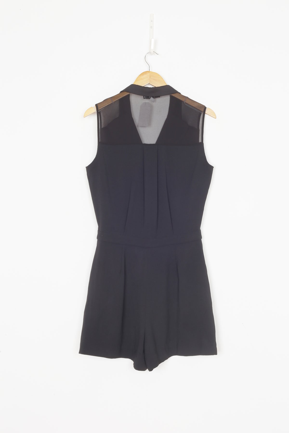 Reiss Womens Black Playsuit Size 10