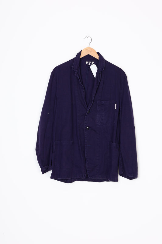 Monument Quality Workwear - Vintage Mens Purple Jacket Size 42
