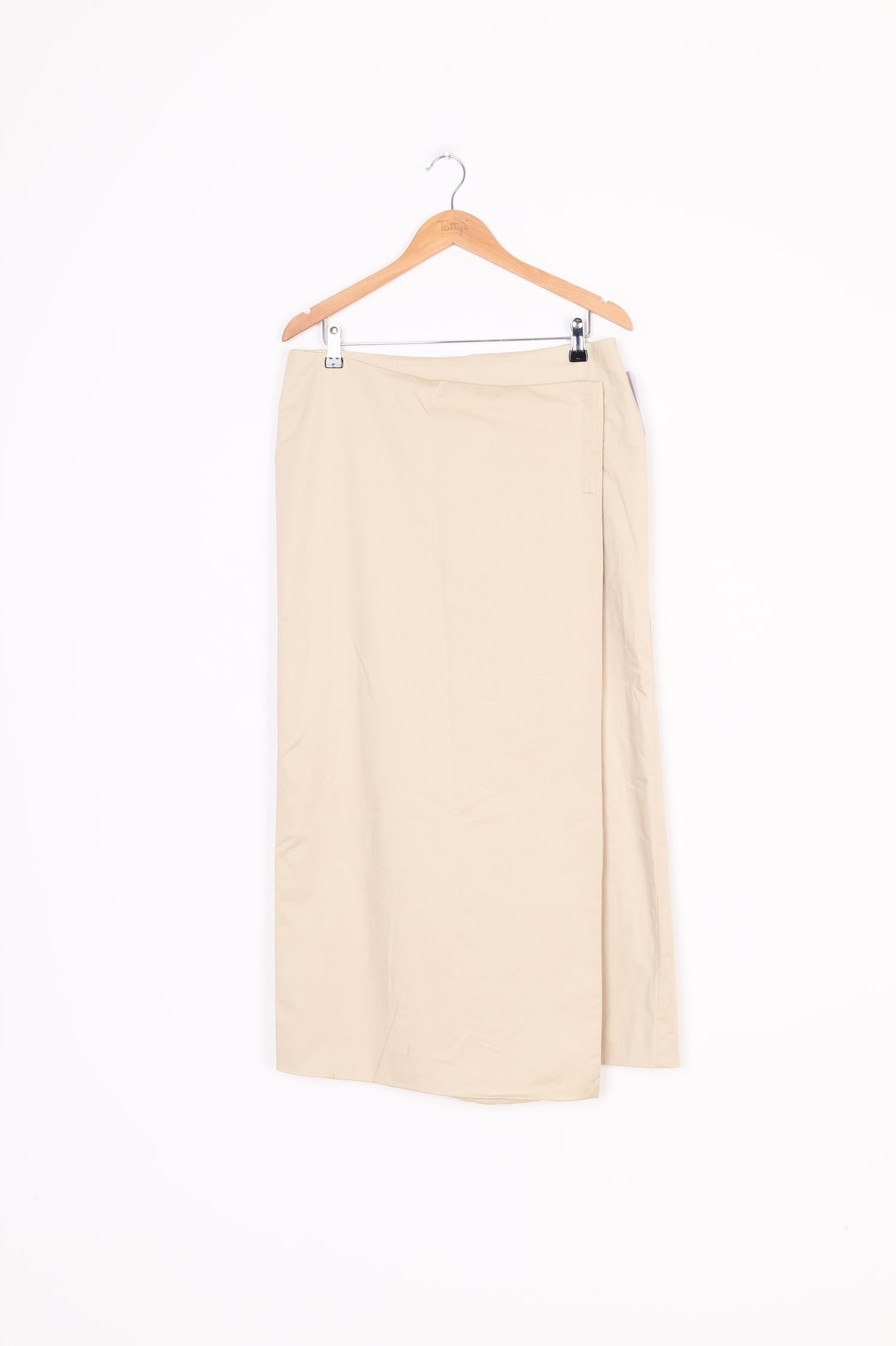 St Agni Womens Beige Maxi Skirt Size L