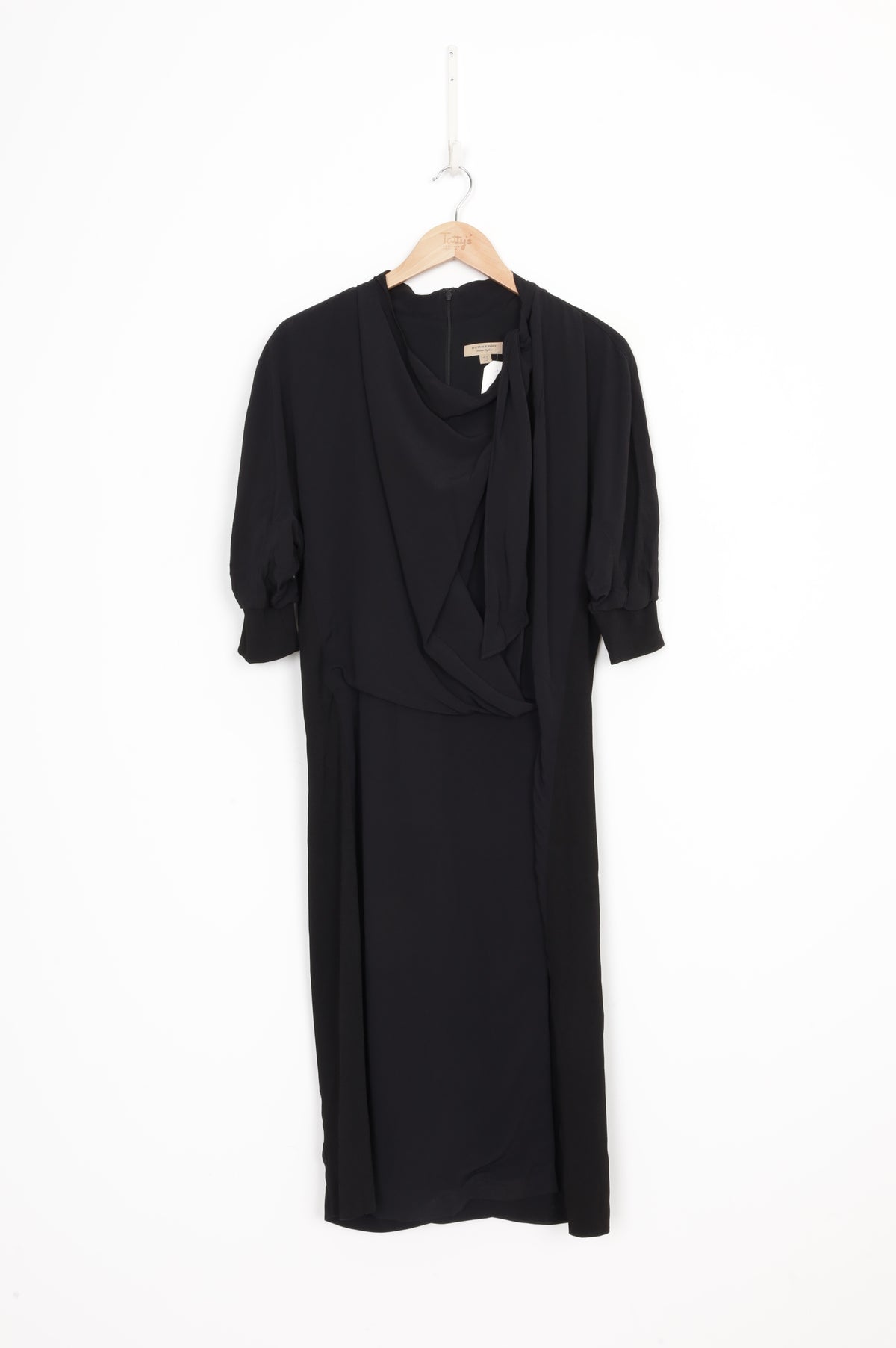 Burberry Womens Black Dress Size 16