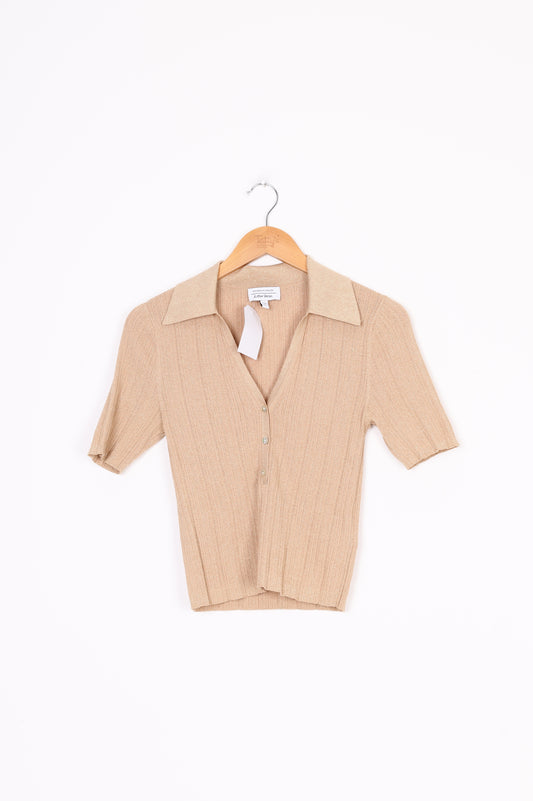 & Other Stories Womens Beige Top Size S