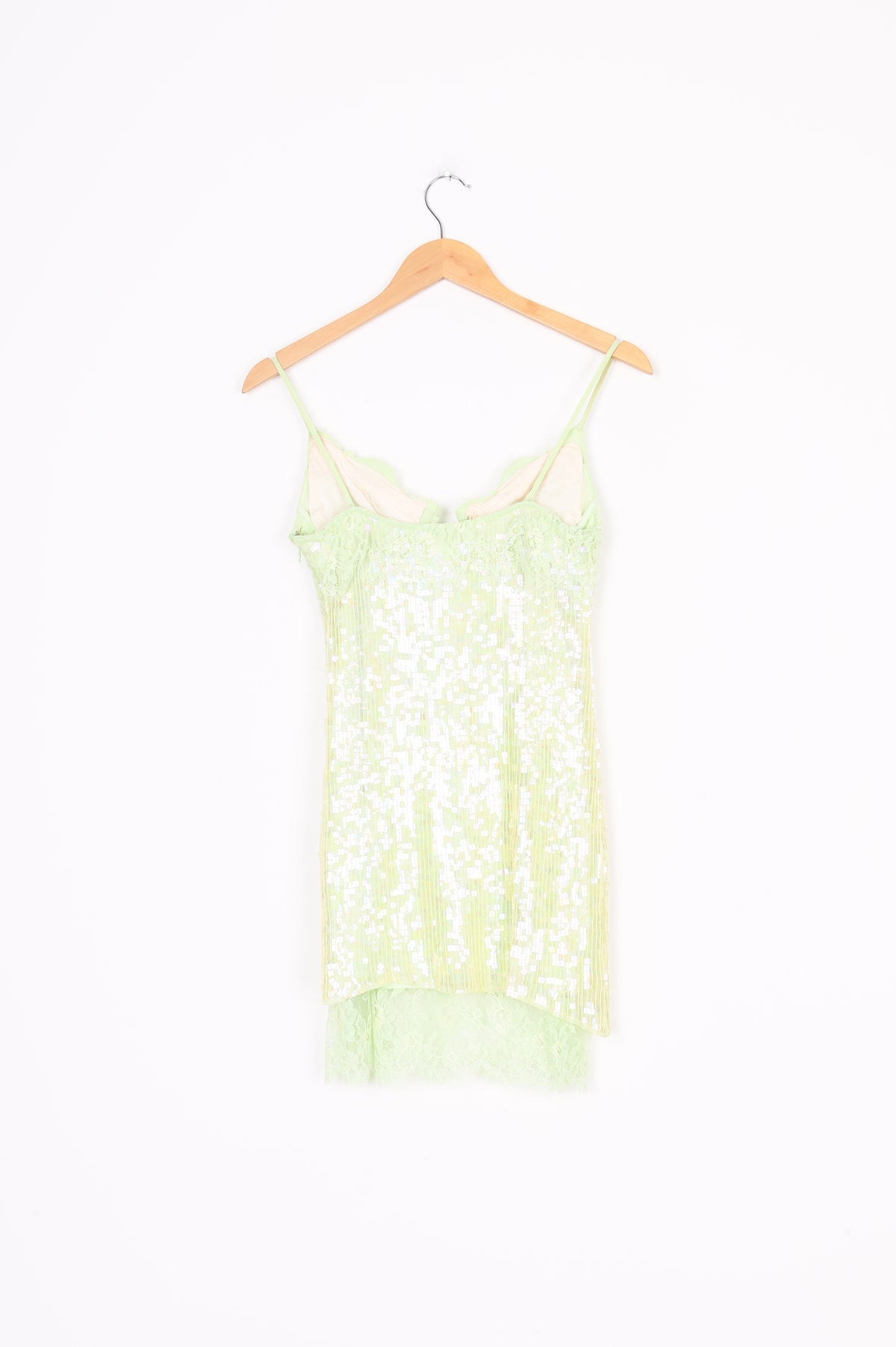 Ritmo di perla - Vintage Womens Green Dress Size 42