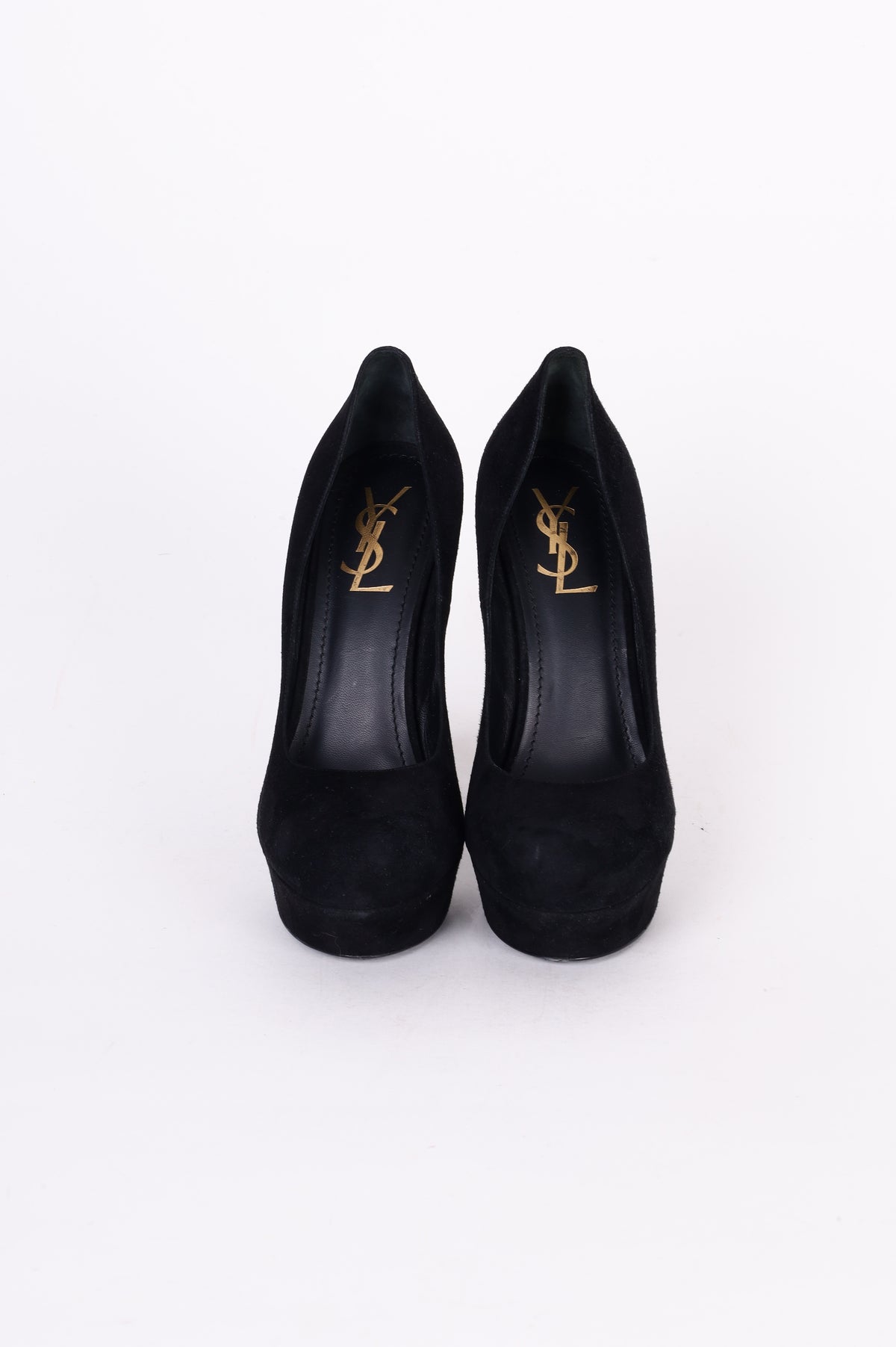 YSL Yves Saint Laurent Womens Black Heels Size EU 39