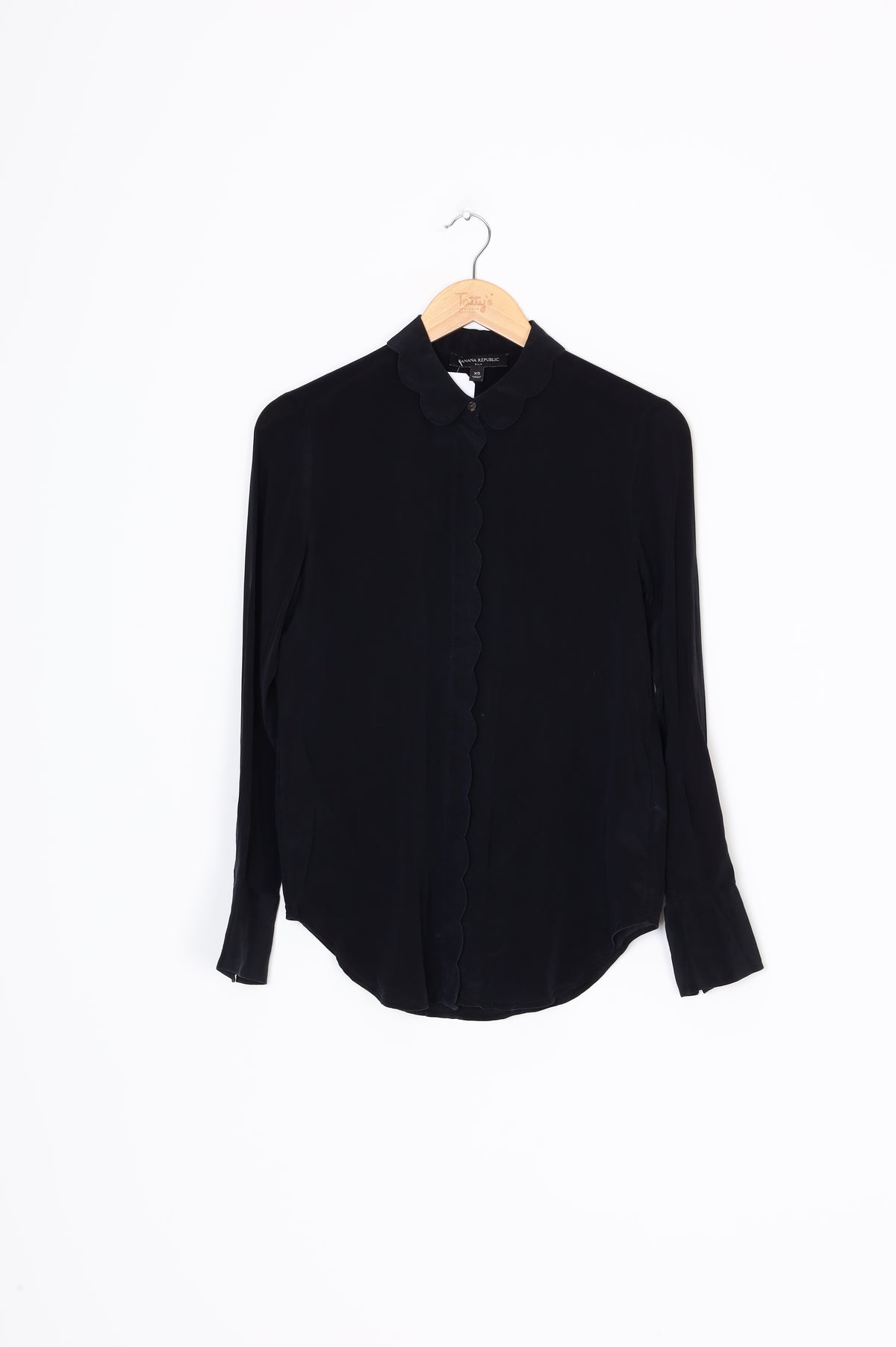 Banana Republic Womens Black Shirt Size XS