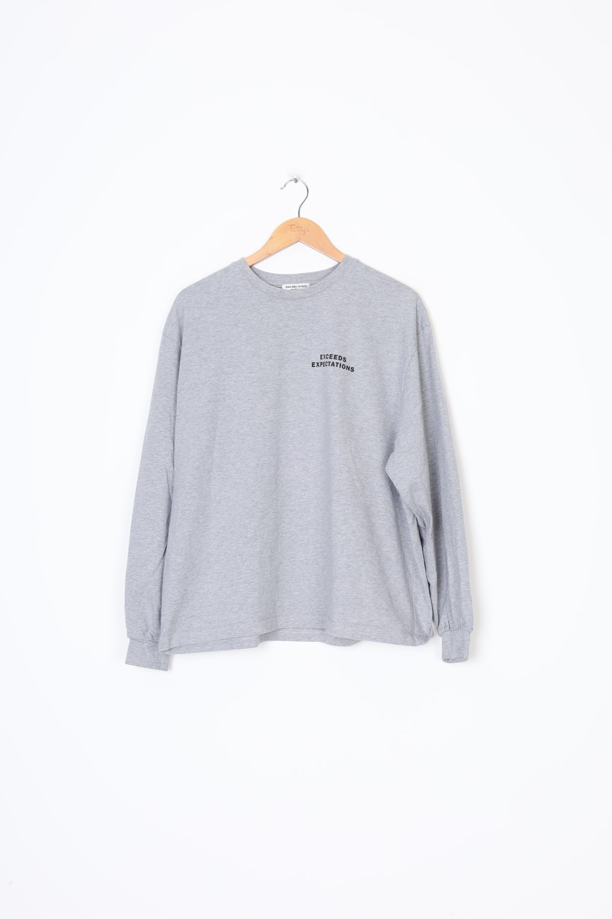 twenty-seven names Womens Grey Sweatshirt Size 10