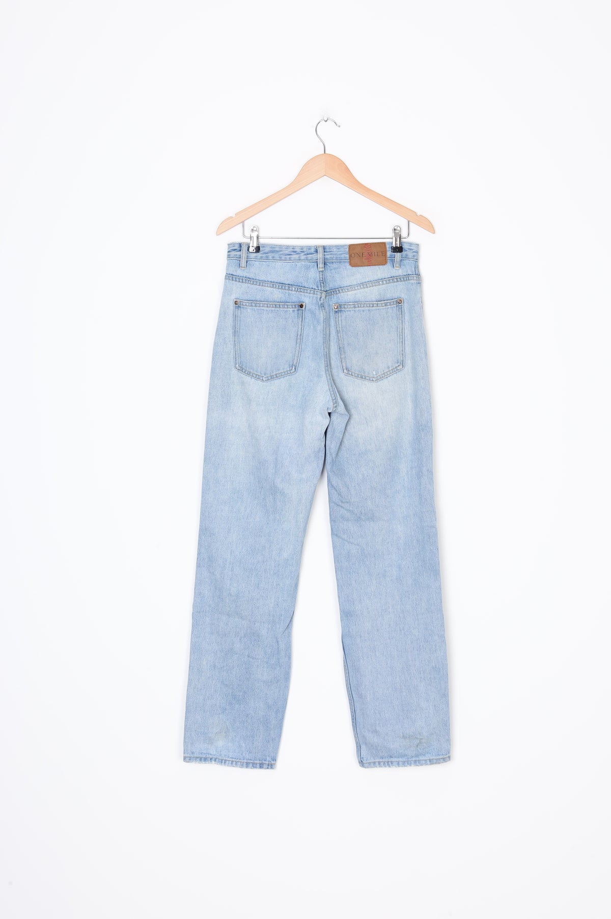One Mile Womens Blue Jeans Size 8