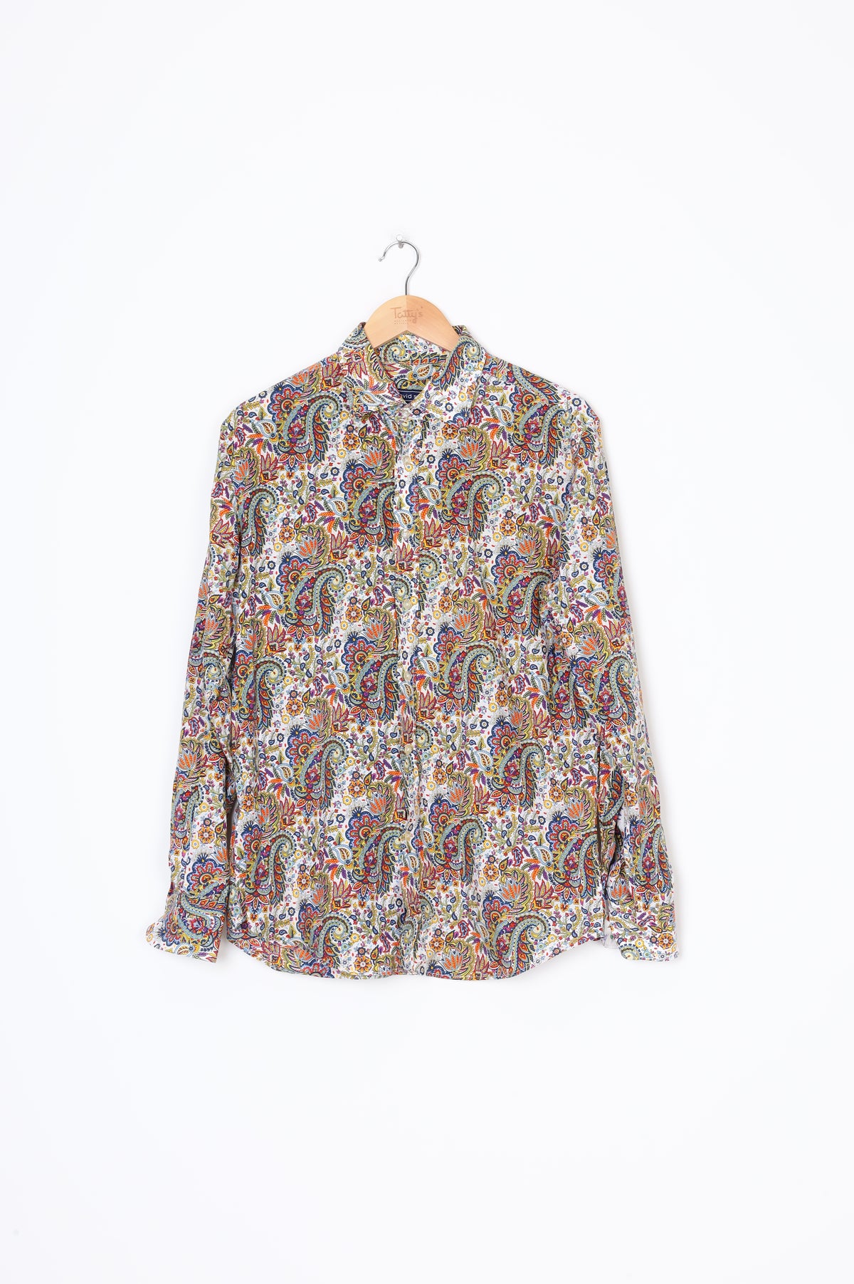 David Smith Mens Multi Shirt Size L