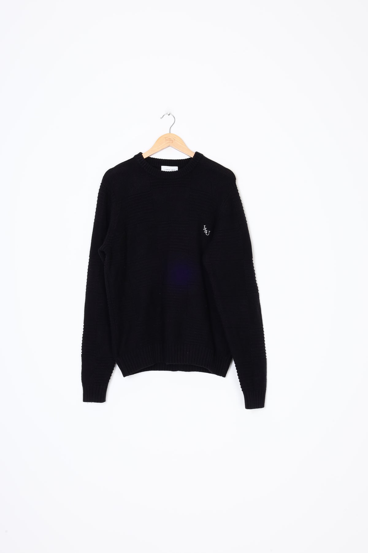 I Love Ugly Mens Black Jumper Size XL