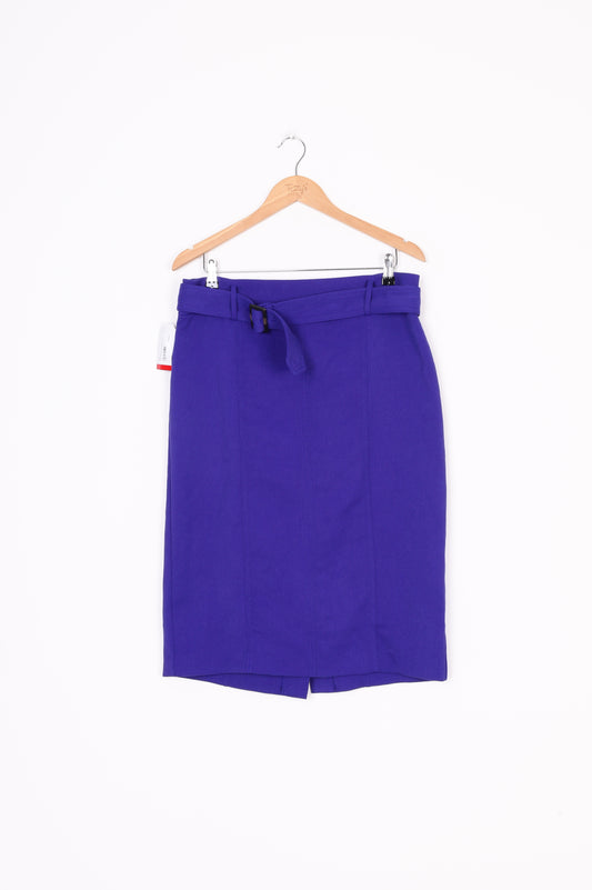 Ann Taylor Womens Purple Skirt Size 12