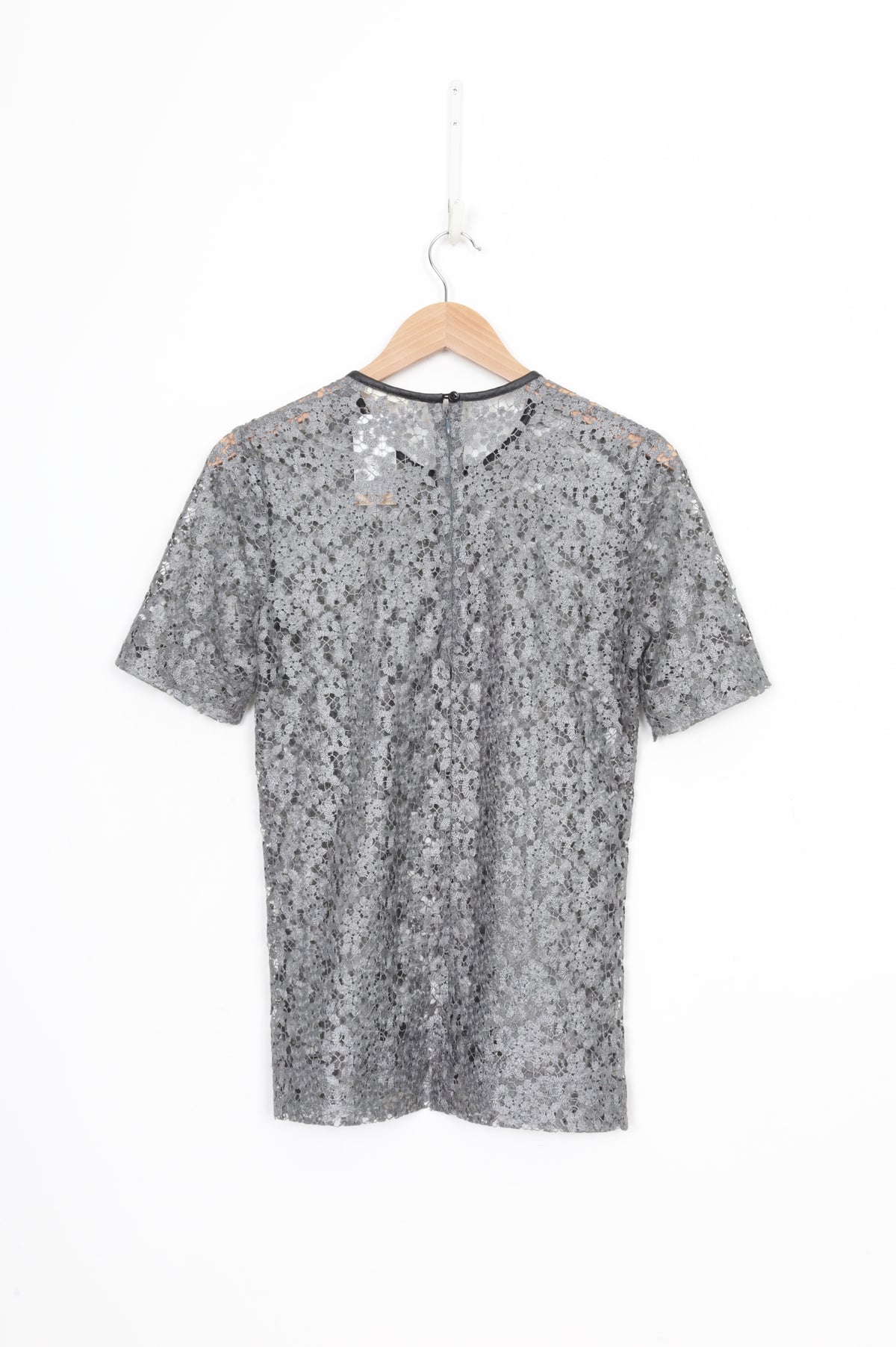 Juliette Hogan Womens Silver Top Size 8