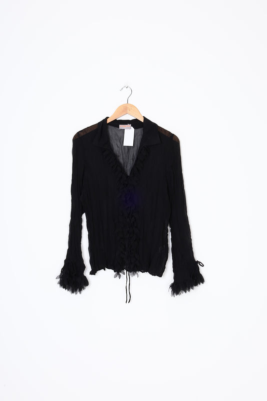 Pagani Womens Black Top Size 14