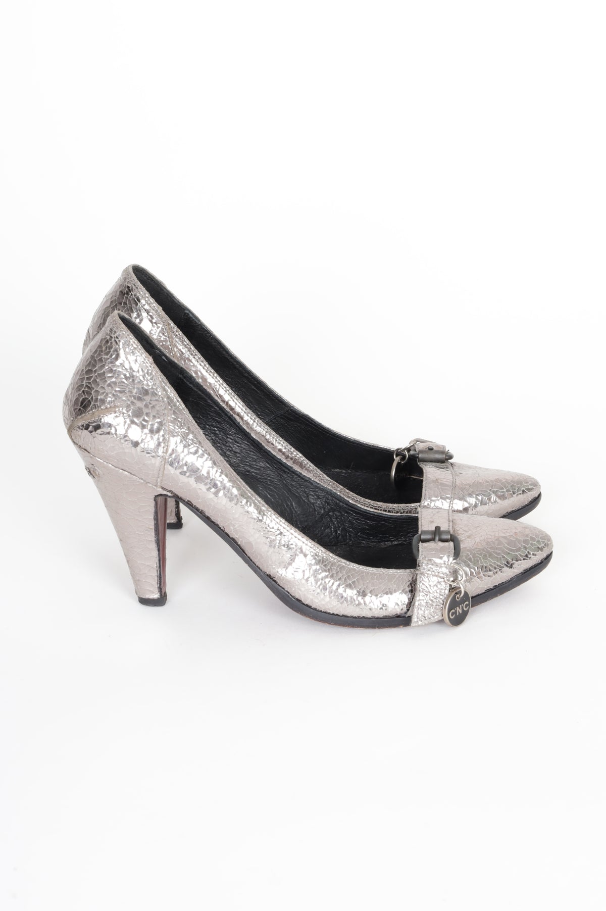 CNC Womens Metallic Heels Size 40