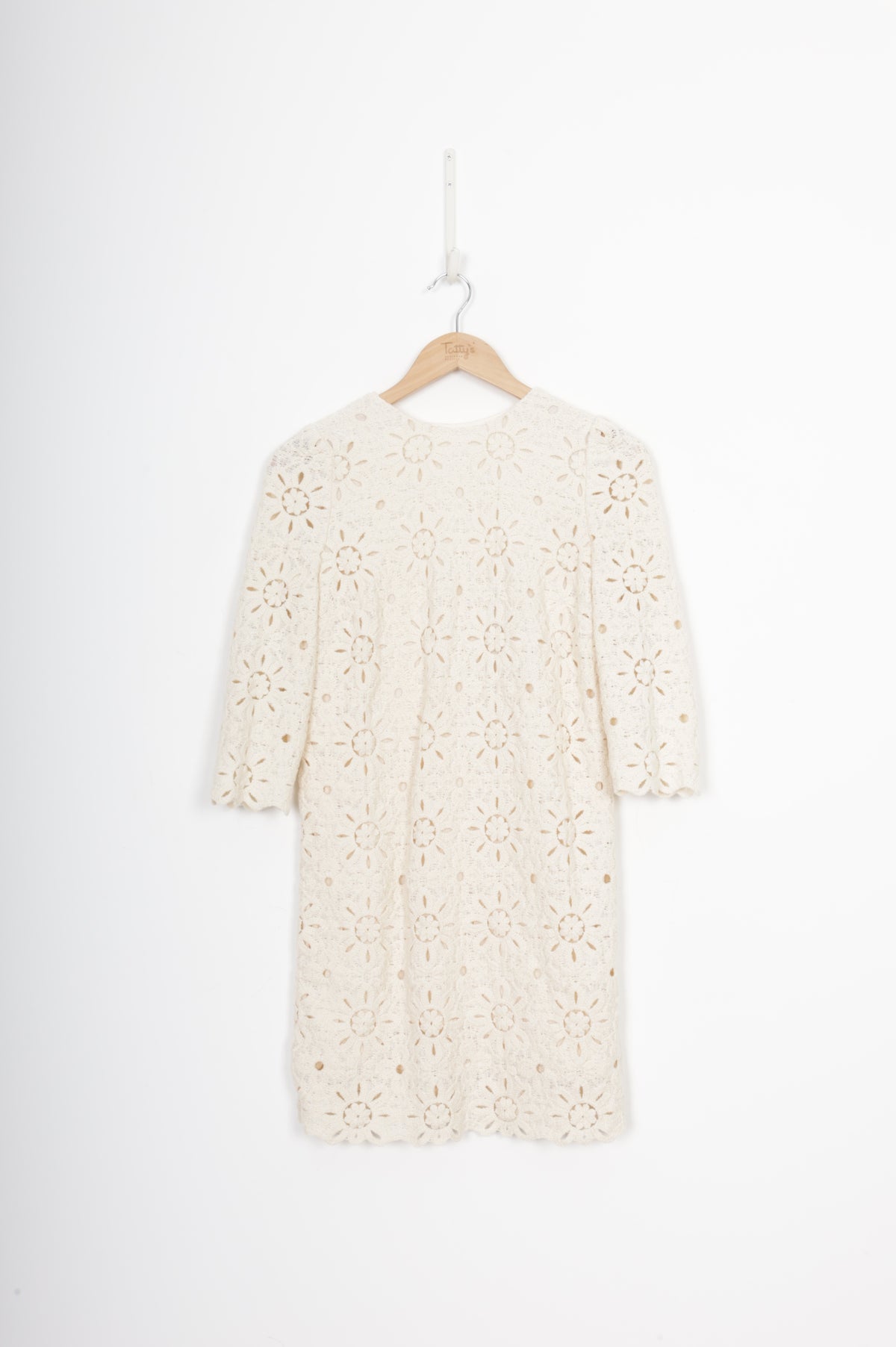 Sezane Womens Cream Dress Size 34