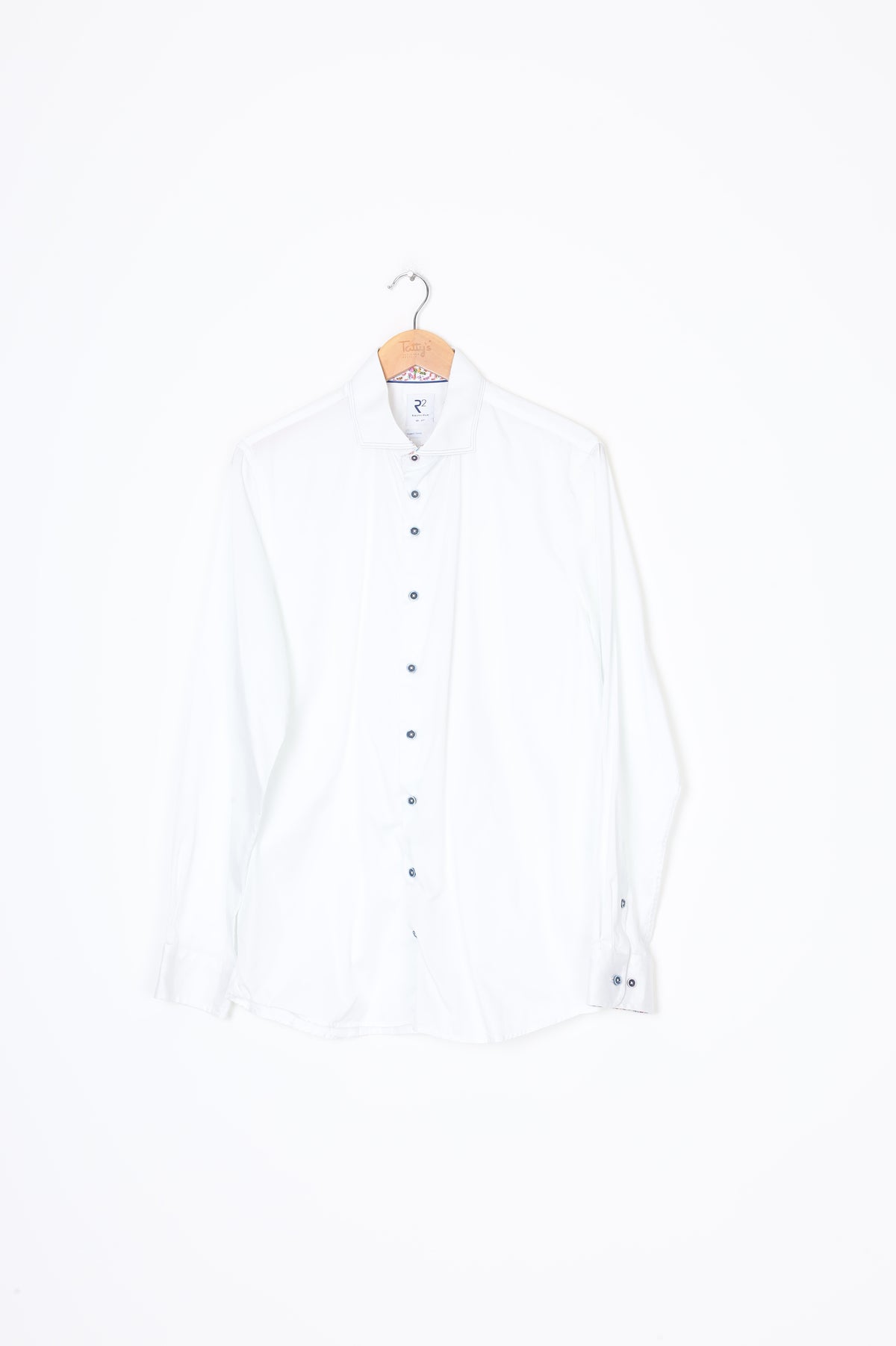R2 Amsterdam Mens White Shirt Size 43