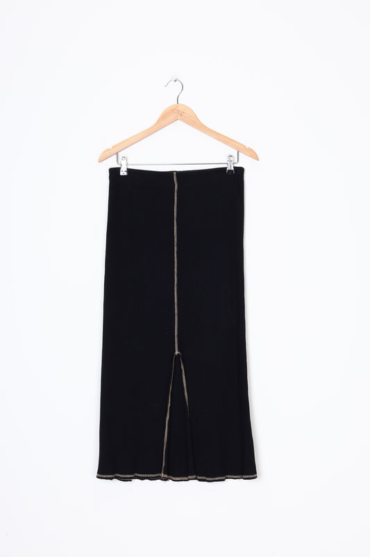Bassike Womens Black Skirt Size M