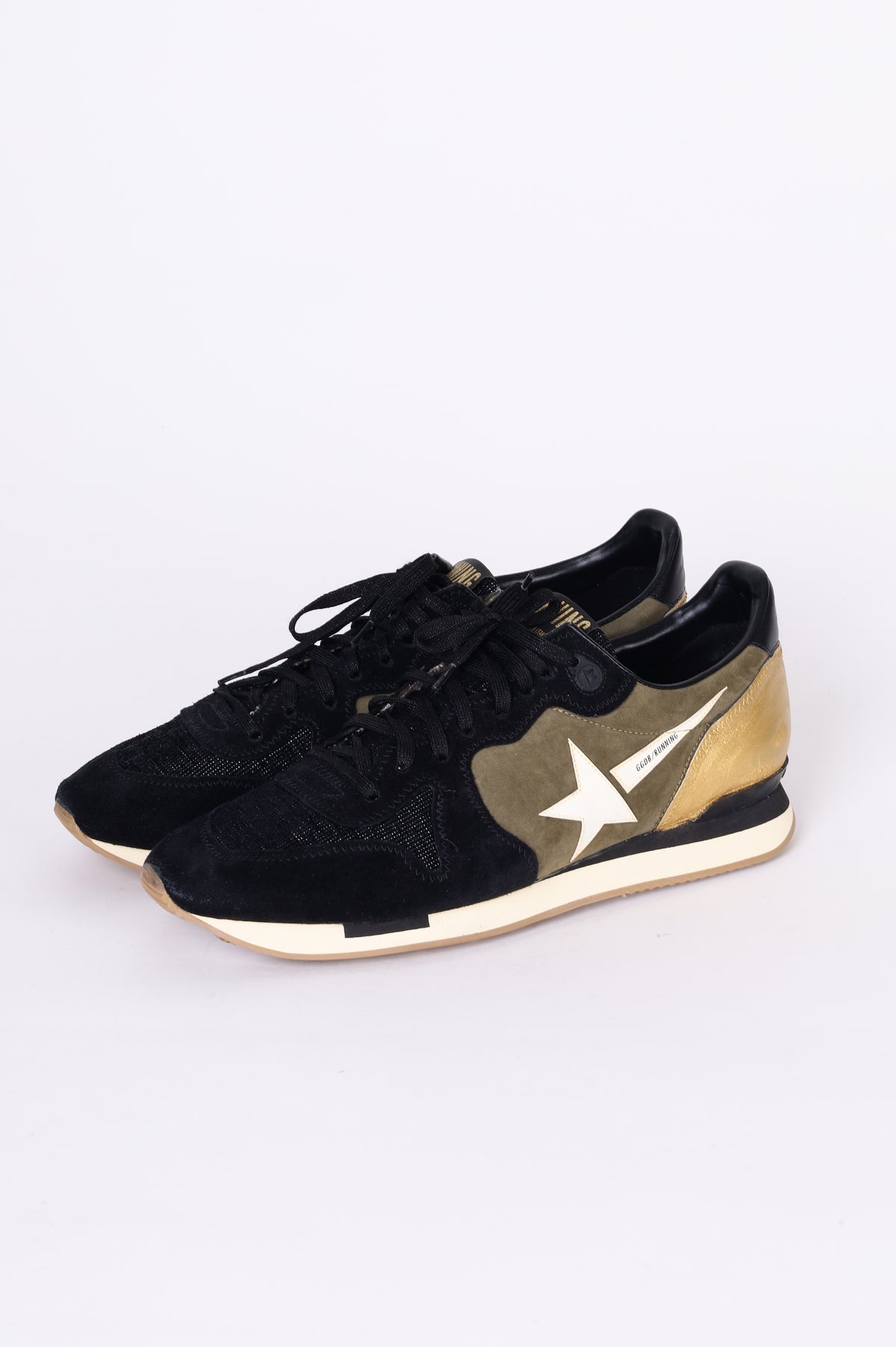 Golden Goose Mens Black Sneakers Size EU 45