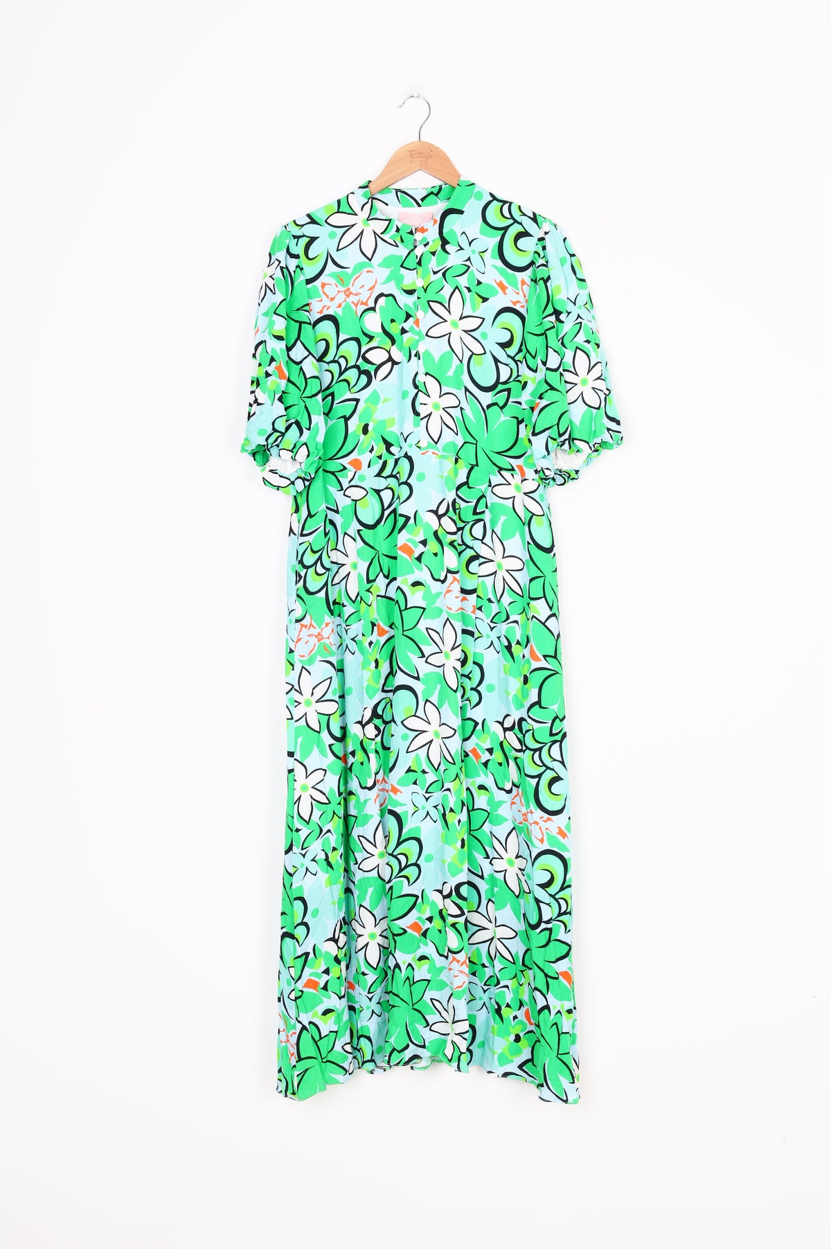 Augustine Womens Green Dress Size M