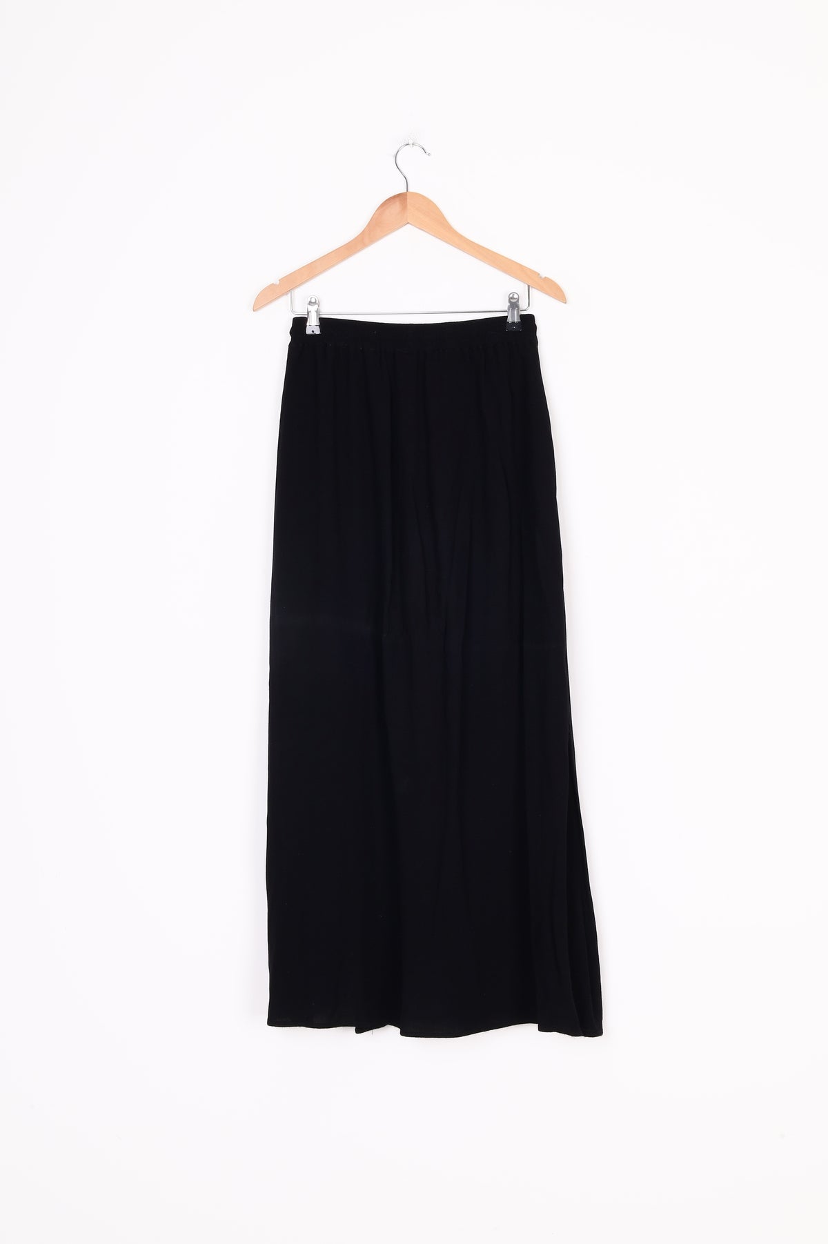 Juliette Hogan Womens Black Maxi Skirt Size 8