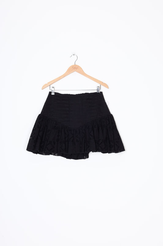remain Womens Black Mini Skirt Size 12