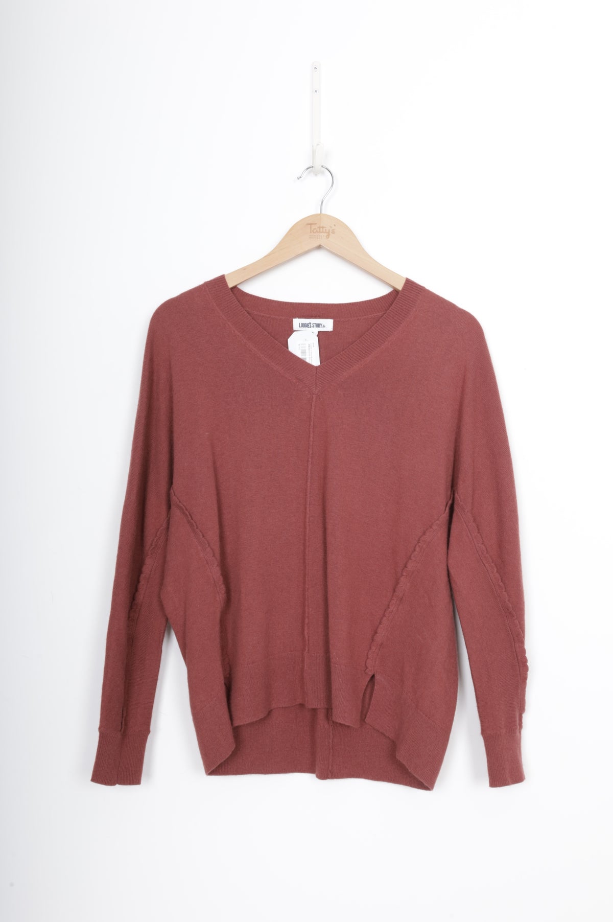 Loobie's Story Womens Red Jumper Size S