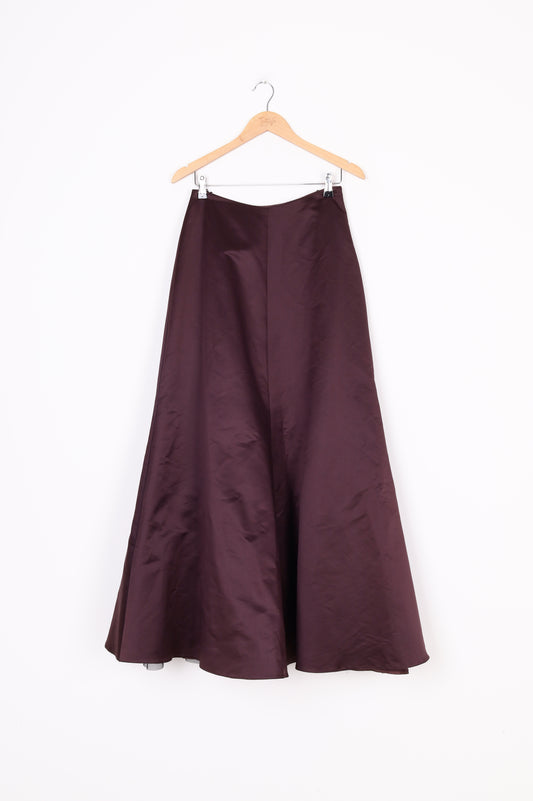 Angie The Event Collection Womens Purple Maxi Skirt Size S