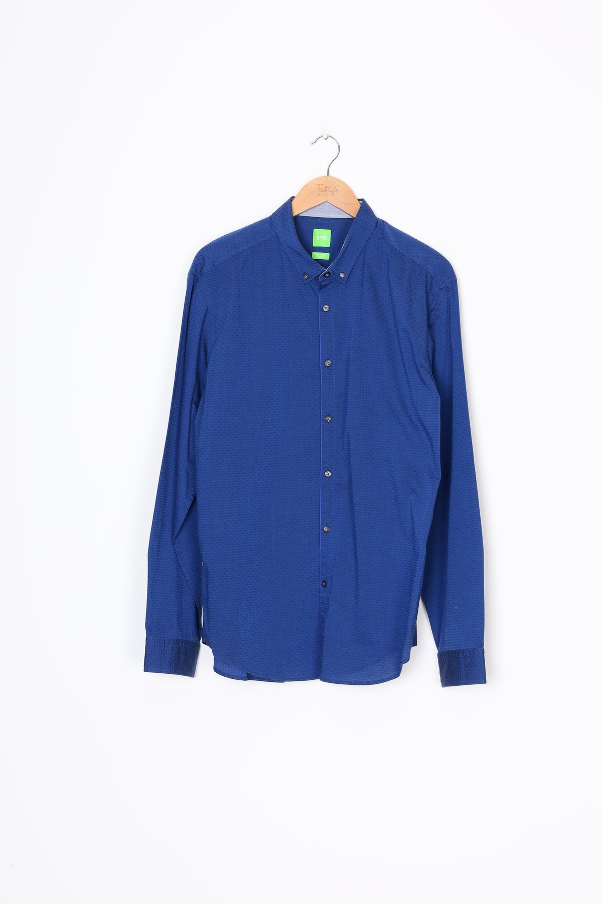Boss Hugo Boss Mens Blue Shirt Size XL