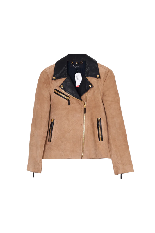 Gucci Womens Beige Jacket Size 38