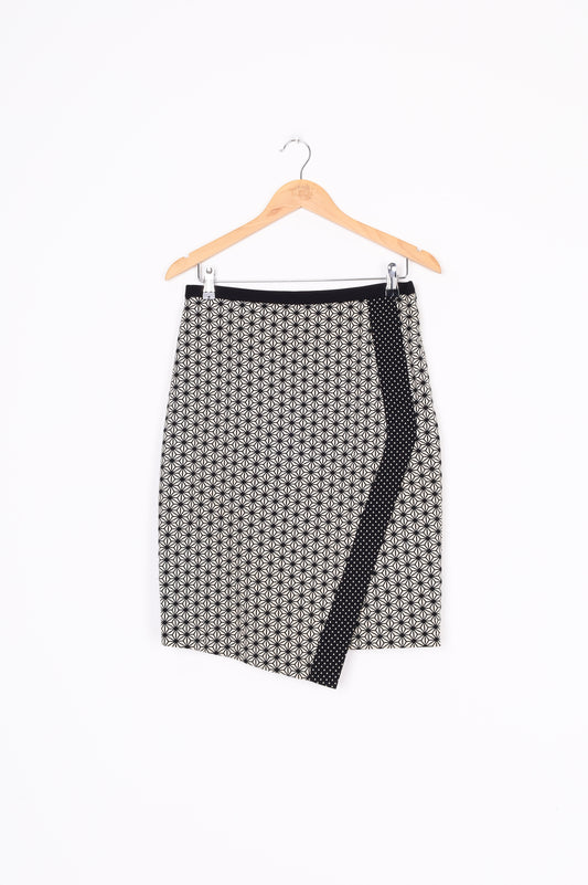 Veronika Maine Womens White Skirt Size 10
