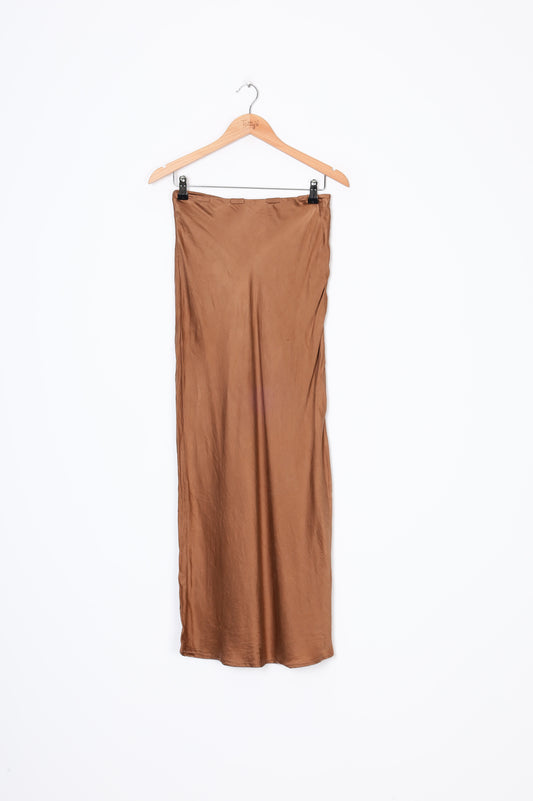 Marle Womens Brown Maxi Skirt Size 6