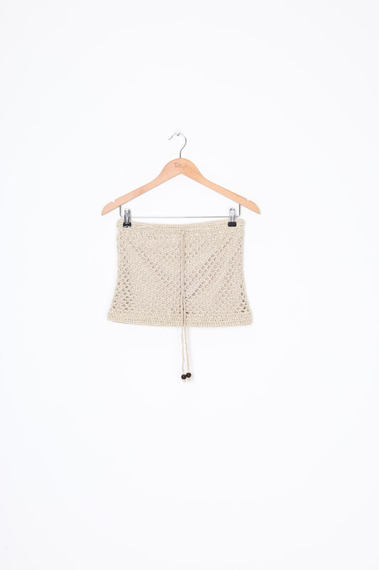 the shy street Womens Beige Skirt Size S