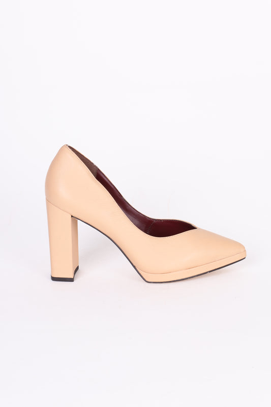 Nina Armando Womens Beige Heels Size EU 39