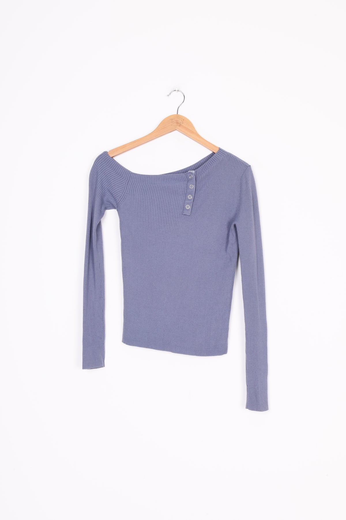 Henne Womens Blue Top Size S