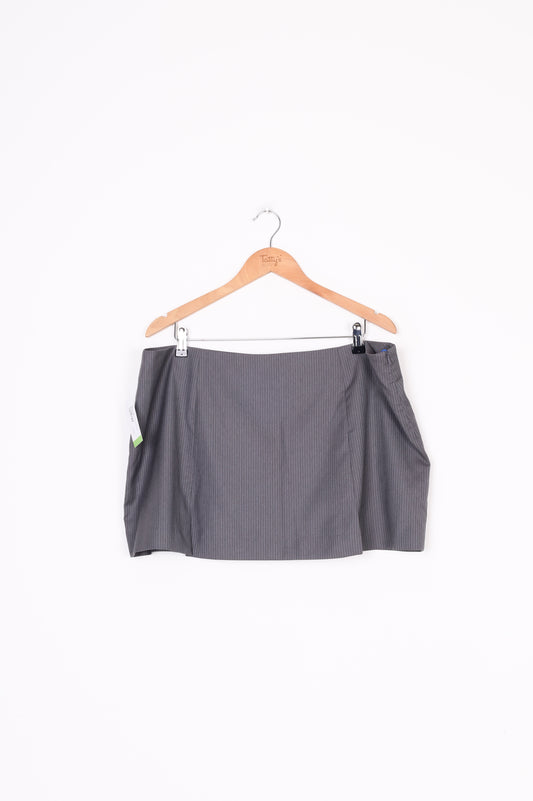 Permanent Vacation Womens Grey Mini Skirt Size XXL