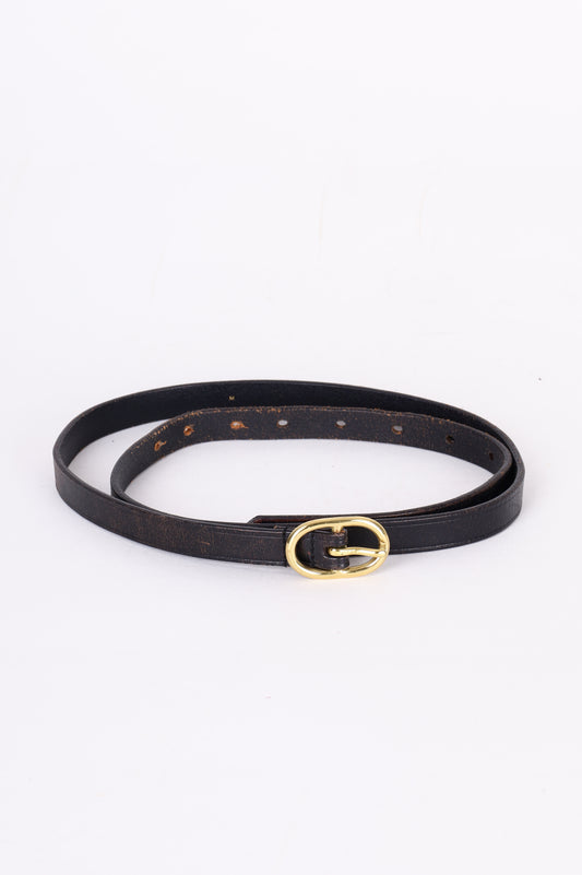 Deadly Ponies Womens Black Belt Size M